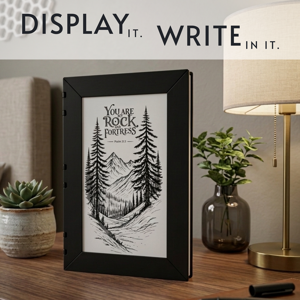 Premium Refillable Journal | Textured Art Cover | Functional Desk Decor Gift