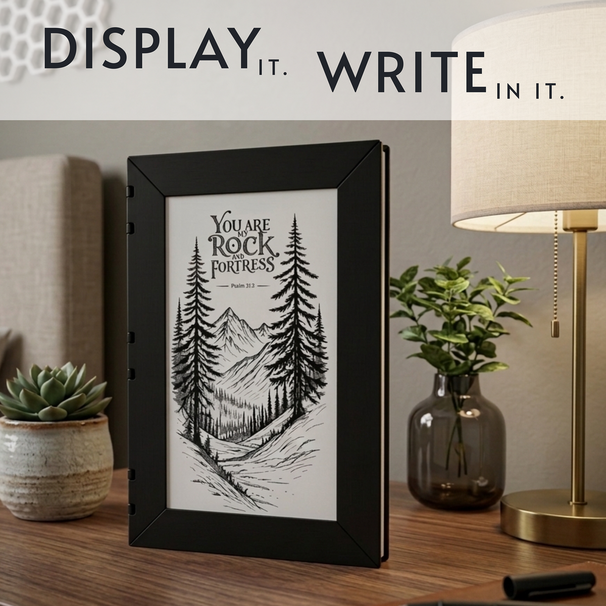 Premium Refillable Journal | Textured Art Cover | Functional Desk Decor Gift
