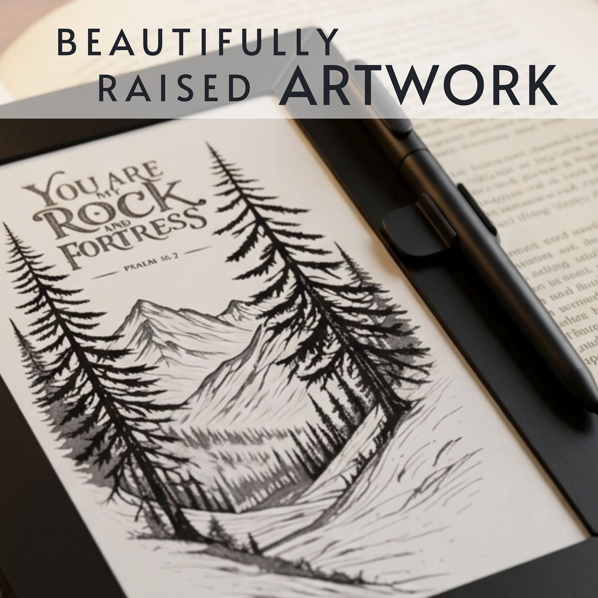 Premium Refillable Journal | Textured Art Cover | Functional Desk Decor Gift