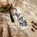Watchful Fox Bookmark | Nature Lover Gift | Textured Artwork
