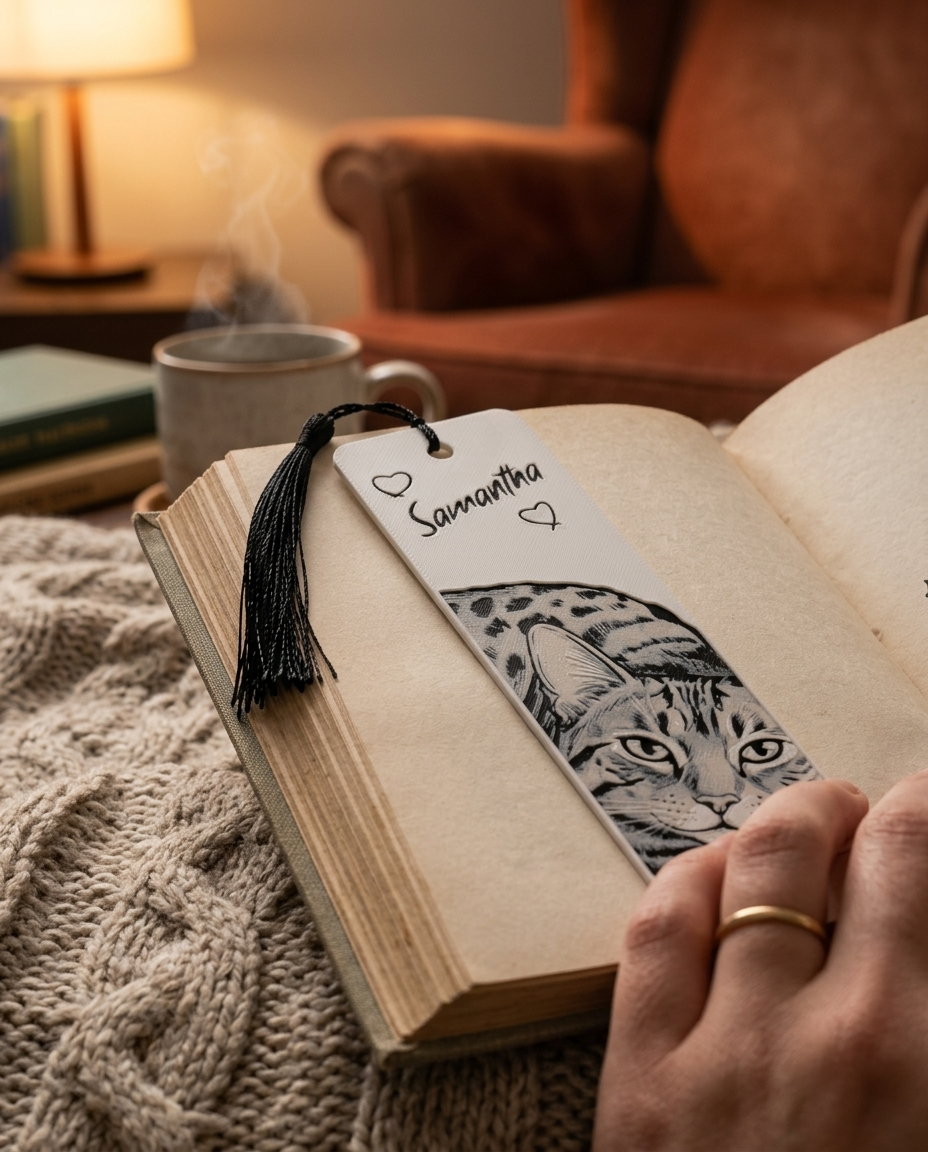 Custom Sculpted Cat Keepsake